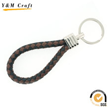 Promotional Blank Leather Keychain Keyring